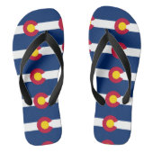 Colorado State Flag Pattern Teenslippers (Voetbed)