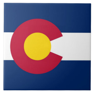 Colorado State Flag Tegel Tegeltje
