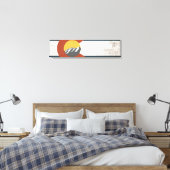 Colorado State Vlag Verpakt Canvas (Insitu (Slaapkamer))