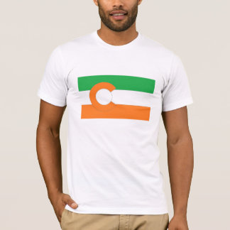 Colorado Statenvlag met Ierse kleuren T-shirt