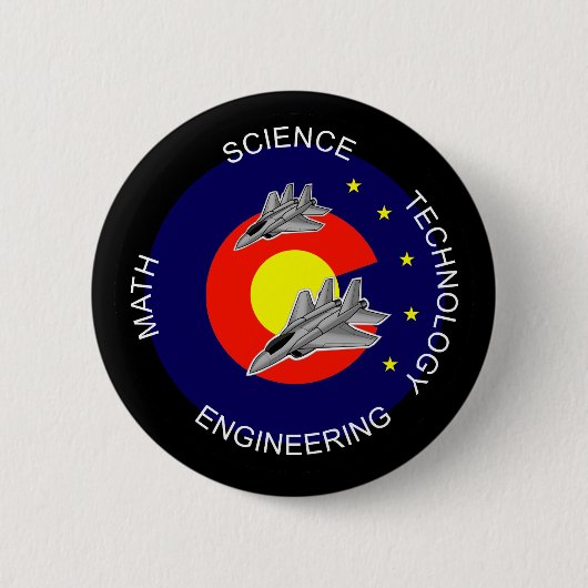 Colorado STEM Ronde Button 5,7 Cm (Voorkant)