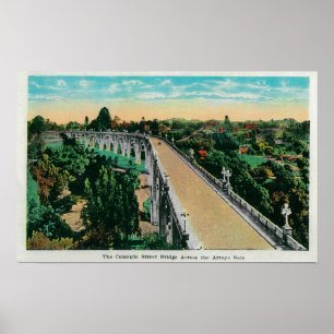 Colorado Street Bridge over de Arroyo Seco Poster