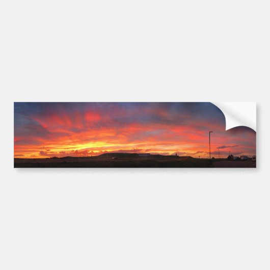 Colorado Sunset Bumpersticker (Voorkant)