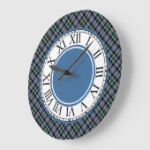 Colorado Tartan Blue Pset Grote Klok (Hoek)