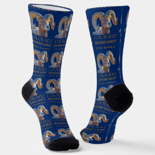 Colorado Territory Zoogdier De Bighorn Sheep Sokken