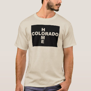 Colorado Thuis Weg Van State T-Shirt Tees