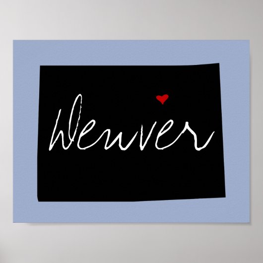 Colorado Town Poster (Voorkant)