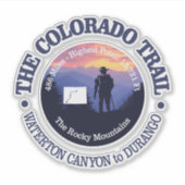 Colorado Trail (rd2) Sticker (Voorkant)