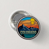 Colorado Travel Pinback Button (Voorkant /achterkant)