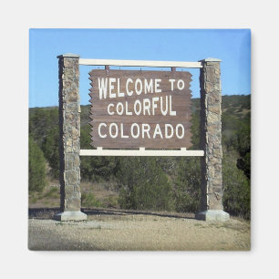 Colorado Travel Souvenir Frigo Magnet