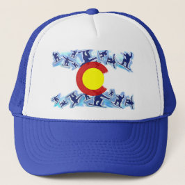 Colorado trotse sneeuwboarder pet