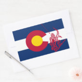 Colorado Twirling autocollant rouge (Enveloppe)