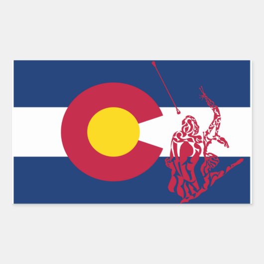 Colorado Twirling sticker rood (Voorkant)