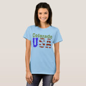 Colorado USA! T-shirt (Voorkant volledig)