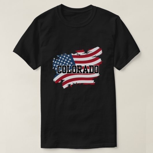 Colorado USA T-shirt (Design voorkant)