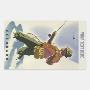 Colorado USA Vintage voyage stickers