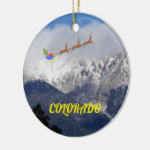Colorado Vacation kerstversier Keramisch Ornament (Links)
