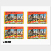 Colorado, vel van 4 Denver stickers (Vel)