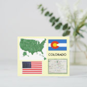 Colorado, Verenigde Staten Briefkaart (Staand voorkant)