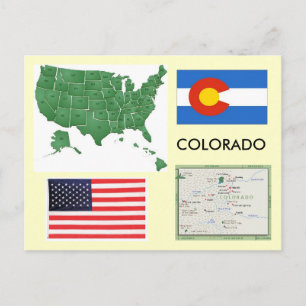 Colorado, Verenigde Staten Briefkaart