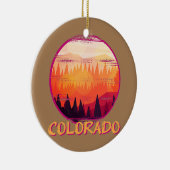 Colorado Verenigde Staten Keramisch Ornament (Rechts)