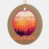 Colorado Verenigde Staten Keramisch Ornament (Links)
