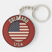 Colorado Verenigde Staten Sleutelhanger (Achterkant)