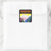Colorado Vierkante Sticker (Tas)