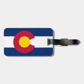 Colorado vlag bagagelabel (Achterkant horizontaal)