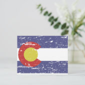  COLORADO-vlag Briefkaart (Staand voorkant)