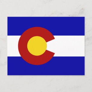 Colorado vlag briefkaart