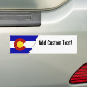 Colorado vlag bumpersticker (Op auto)