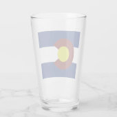 Colorado vlag   glas (Achterkant)