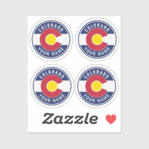 Colorado Vlag icoon Sticker