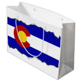 Colorado vlag large cadeauzakje (Achterkant Gekanteld)