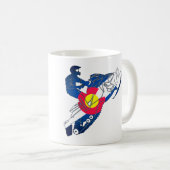 Colorado vlag mok sneeuwkoffie (Voorkant rechts)