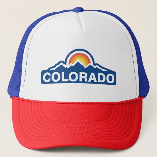 Colorado Vlag Mountain Trucker Pet (Voorkant)