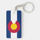 Colorado vlag sleutelhanger (achterkant)