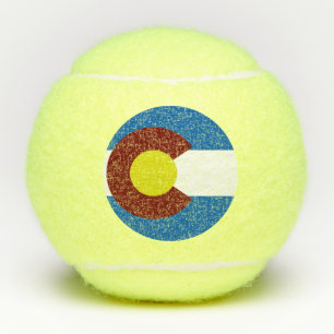 Colorado vlag tennisballen