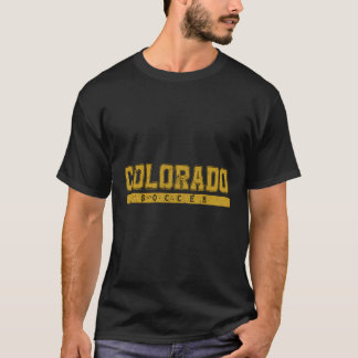 Colorado Voetbal Varsity Geel  Tekst T-shirt