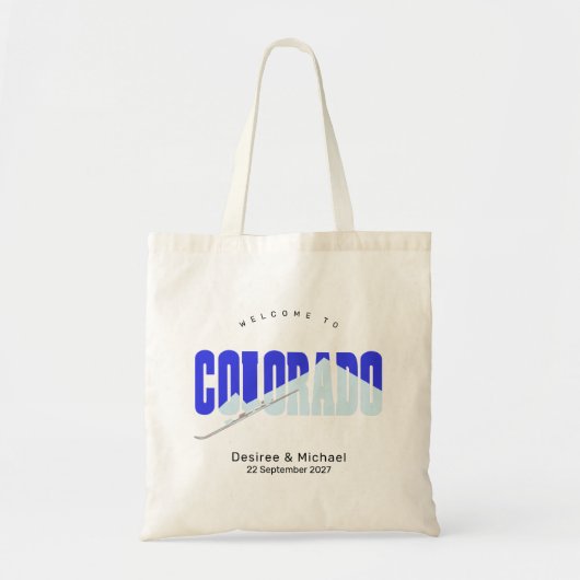 Colorado Wedding Canvas tas (Voorkant)