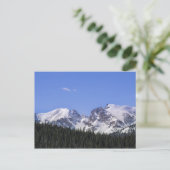 Colorado Winter Mountain Peaks Briefkaart (Staand voorkant)