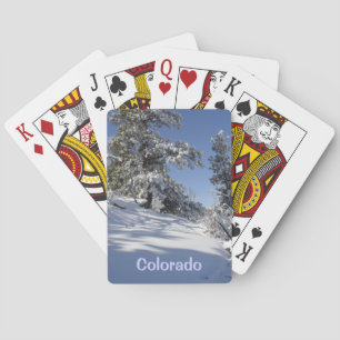 Colorado Winter Wonderland-speelkaarten Pokerkaarten