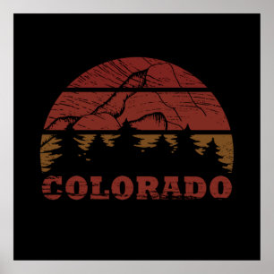 colorado  zonsondergang poster