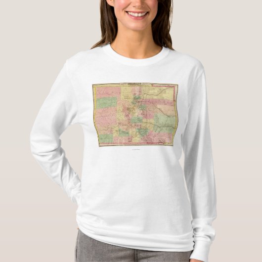 ColoradoPanoramic MapColorado T-shirt (Voorkant)