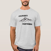 Colorado's 14ers T-Shirt - checklist (Voorkant)