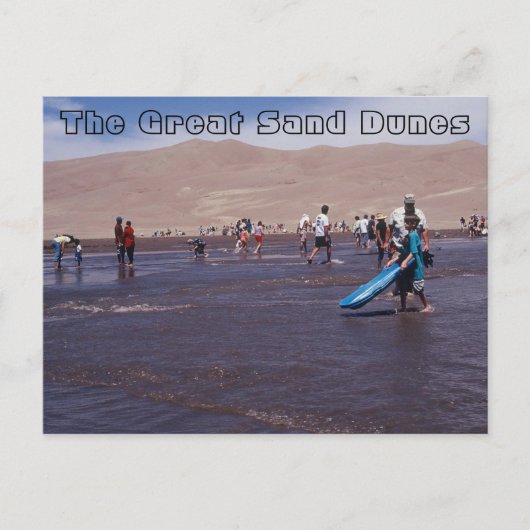 Colorado's Great Sand Dunes Briefkaart (Voorkant)