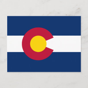 Colorado's vlag briefkaart