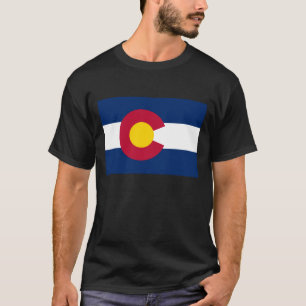 Colorado's vlag t-shirt