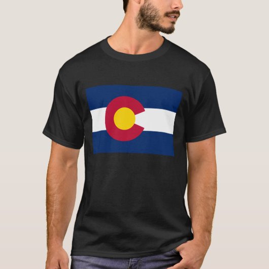 Colorado's vlag t-shirt (Voorkant)